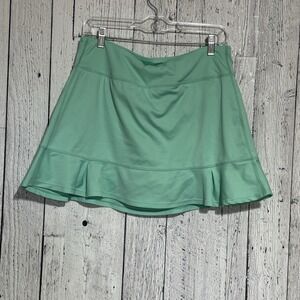 laundry by shelli segal Women's Flounce Golf/tennis Skort Mint Green Size L